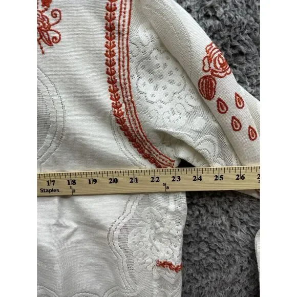 Monoki‎ Women's Off White Shirt Lion Mesh One Size NWT $810